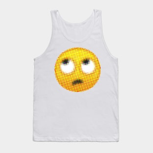 Emoji: Bored (Face with Rolling Eyes) Tank Top